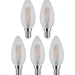LED-kynttilälamppu Paulmann Candle, E14, 470lm, 4.8W, 4000K, matta, 5kpl