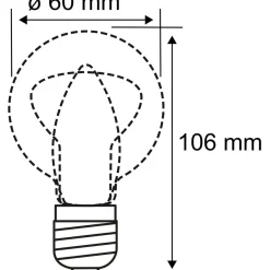 LED-lamppu Paulmann Eco-Line Filament E27 5W kirkas, eri vaihtoehtoja