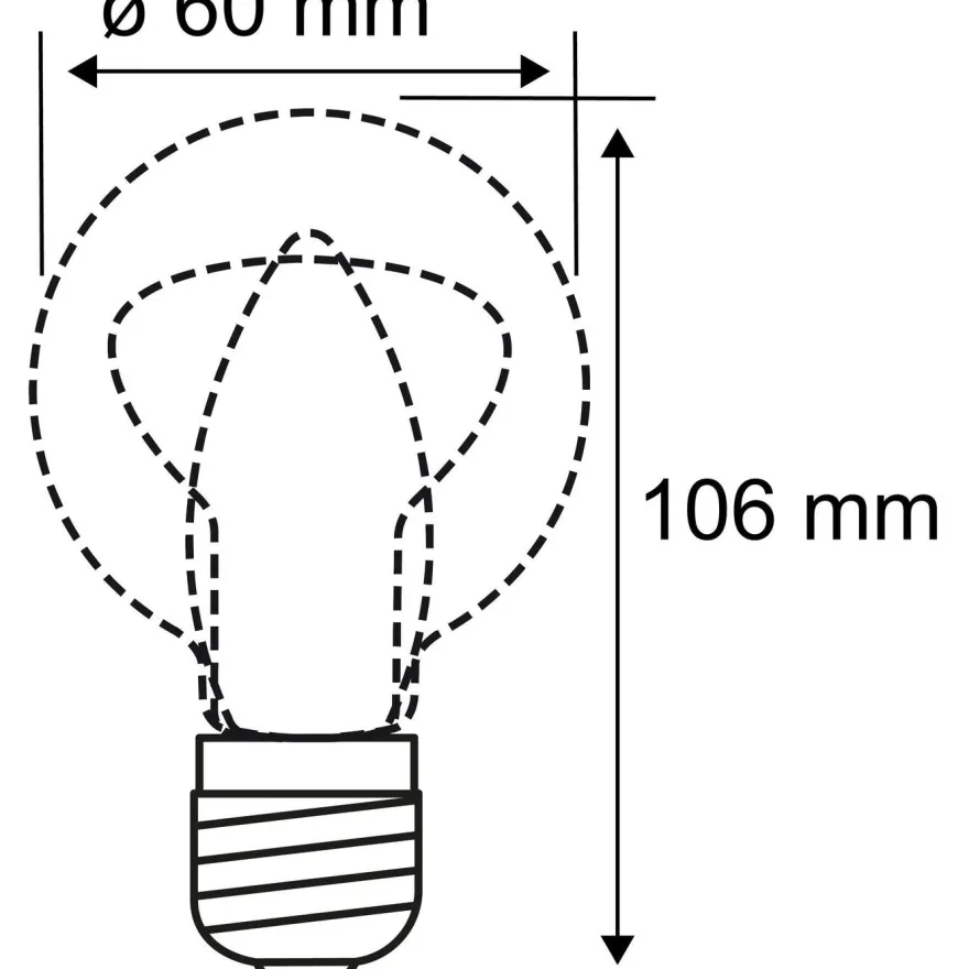 LED-lamppu Paulmann Eco-Line Filament E27 5W kirkas, eri vaihtoehtoja