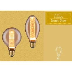 LED-lamppu Paulmann Inner Glow Edition Globe Arc, E27, 80lm, 3.5W, 1800K, savulasi