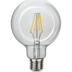 LED-lamppu Star Trading Clear Filament 352-46-2, Ø95x145mm, E27, G95, 4.7W, 2700K, 470lm
