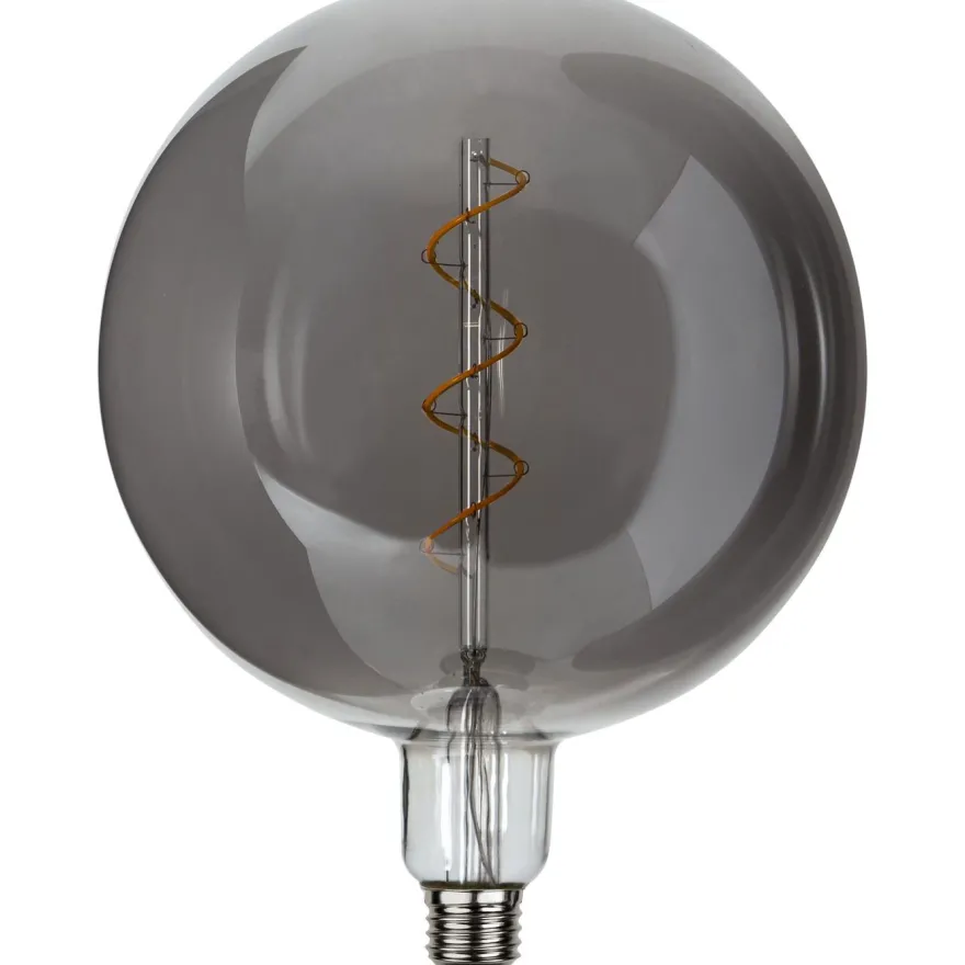 LED-lamppu Star Trading 355-05-1 Industrial Vintage, Ø200x262mm, E27, savunharmaa, 2.6W, 2200K, 55lm