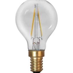 LED-lamppu Star Trading Soft Glow 353-11-1, Ø45x81mm, E14, kirkas, 1.5W, 2100K, 120lm