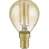 LED-lamppu Trio E14, filament, vakio, 4W, 470lm, 2700K, ruskea, switch dimmer