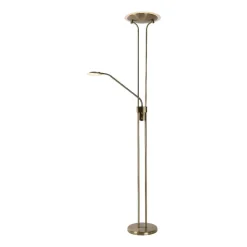 LED-lattiavalaisin Lucide Champion, Ø25.4x180cm, 20W, himmennettävä, pronssi