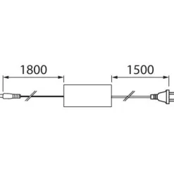 LED-liitäntälaite Airam LED Driver, 60W 24V, Linear LED -valaisimille