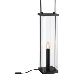 LED-lyhty Paulmann Plug & Shine Classic, 69.5cm, IP44, 1900K, antrasiitti