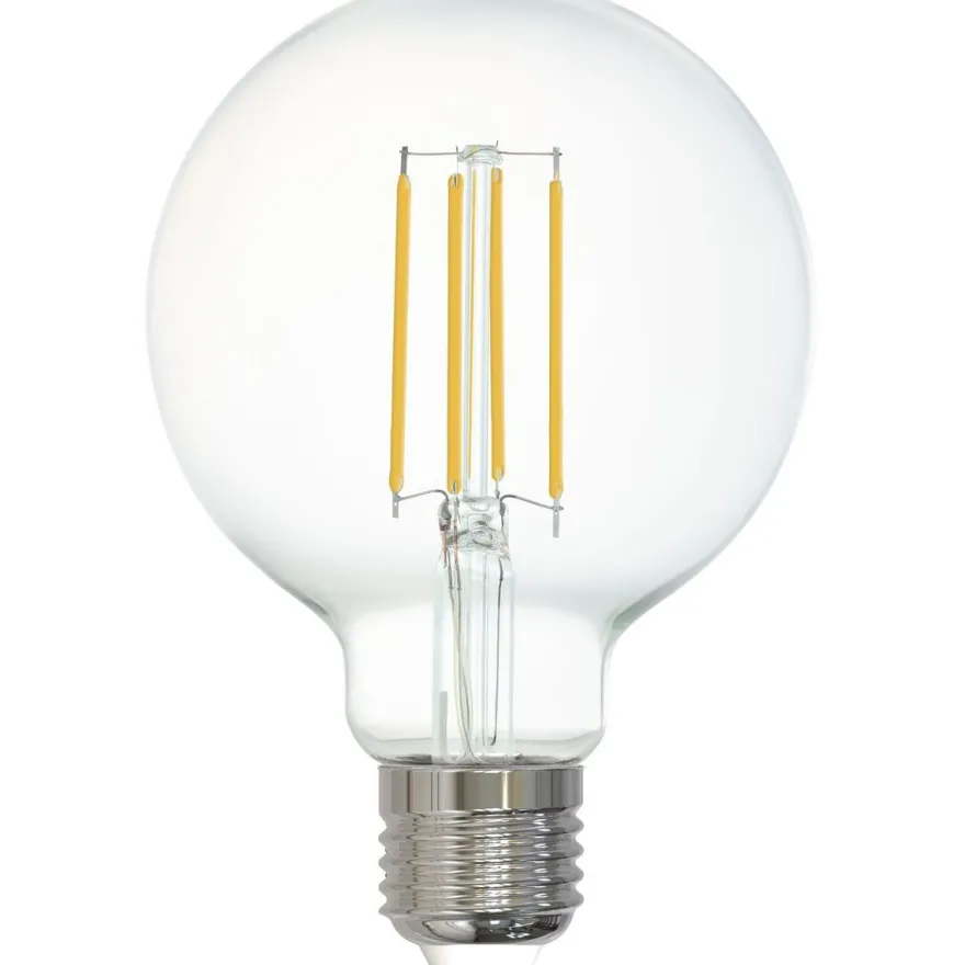 LED-Älylamppu Eglo connect.z, filamentti, E27, G80, 806lm, 6W, 4000K, kirkas