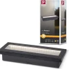 LED-maavalaisin aurinkokennolla Paulmann Domenic, 8x20cm, IP67, 3000K, musta