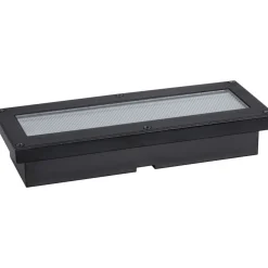 LED-maavalaisin aurinkokennolla Paulmann Domenic, 8x20cm, IP67, 3000K, musta