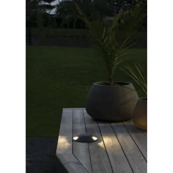 LED-maavalaisin Konstsmide 7879-370, Ø200mm, antrastiitti, LED, 10W