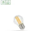 LED-pallolamppu Spectrum E27 5.5W 230V 2700K himmennettävä kirkas