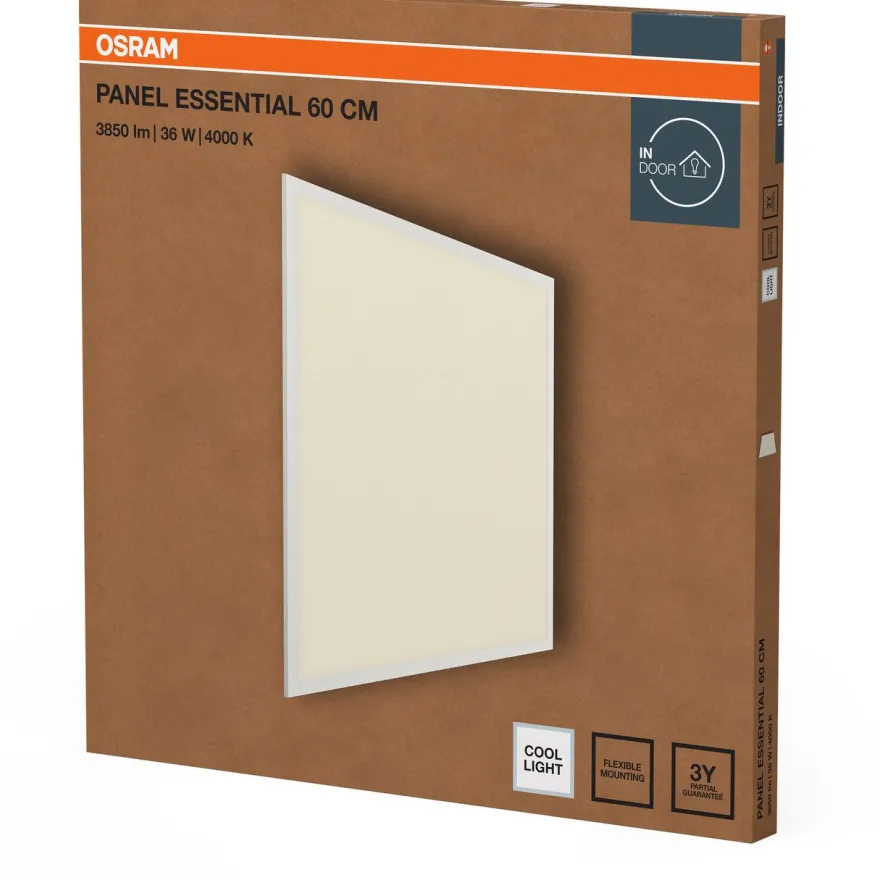 LED-paneeli Osram Panel Essential 600x600mm 4000K valkoinen