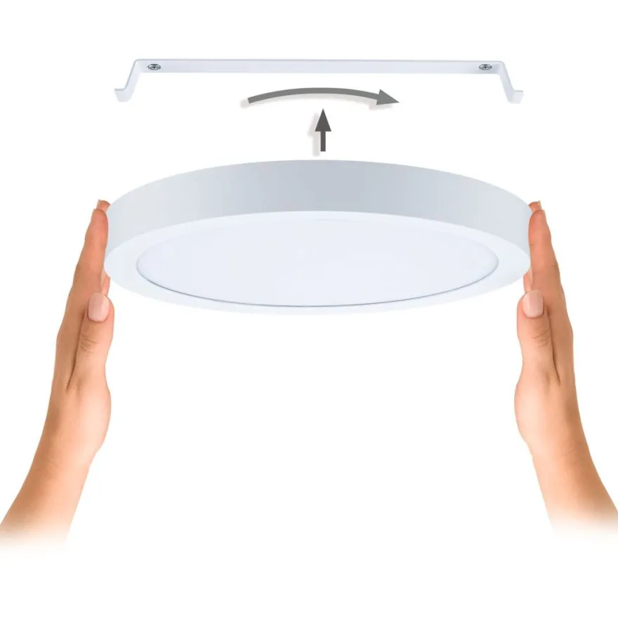 LED-paneeli Paulmann Abia 2 White Select hämäräohjatulla liiketunnistimella (HF) Ø300mm 14W 1000lm 2700-4000K