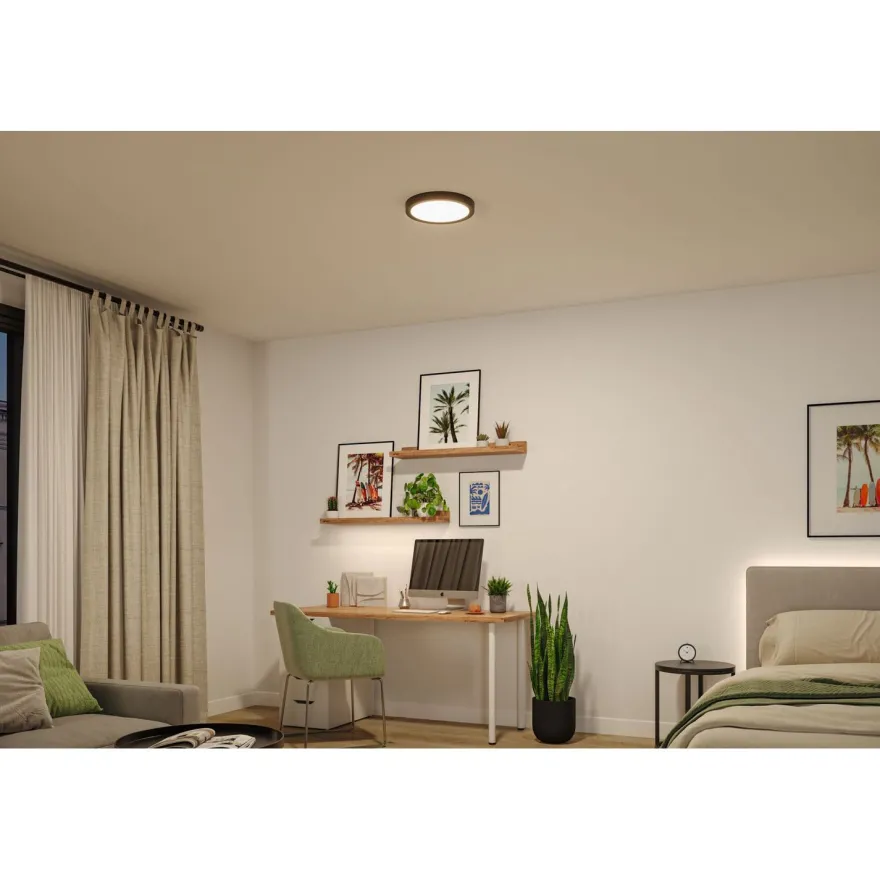 LED-paneeli Paulmann Abia 2 White Select hämäräohjatulla liiketunnistimella (HF) Ø300mm 14W 1000lm 2700-4000K