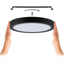 LED-paneeli Paulmann Abia 2 White Select hämäräohjatulla liiketunnistimella (HF) Ø300mm 14W 1000lm 2700-4000K
