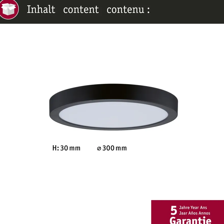 LED-paneeli Paulmann Abia 2 White Select hämäräohjatulla liiketunnistimella (HF) Ø300mm 14W 1000lm 2700-4000K