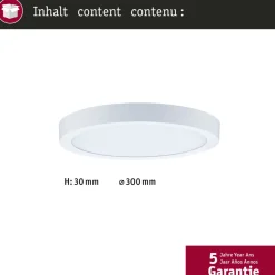 LED-paneeli Paulmann Abia 2 White Select hämäräohjatulla liiketunnistimella (HF) Ø300mm 14W 1000lm 2700-4000K