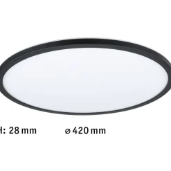 LED-paneeli Paulmann Atria Shine Backlight, Ø42cm, 22W, 4000K, himmennettävä, eri värejä