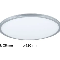 LED-paneeli Paulmann Atria Shine Backlight, Ø42cm, 22W, 4000K, himmennettävä, eri värejä