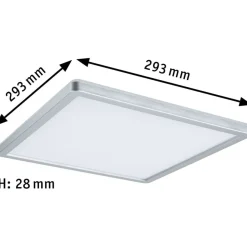 LED-paneeli Paulmann Atria Shine Backlight, 29.3x29.3cm, 16W, 3000K, eri värejä