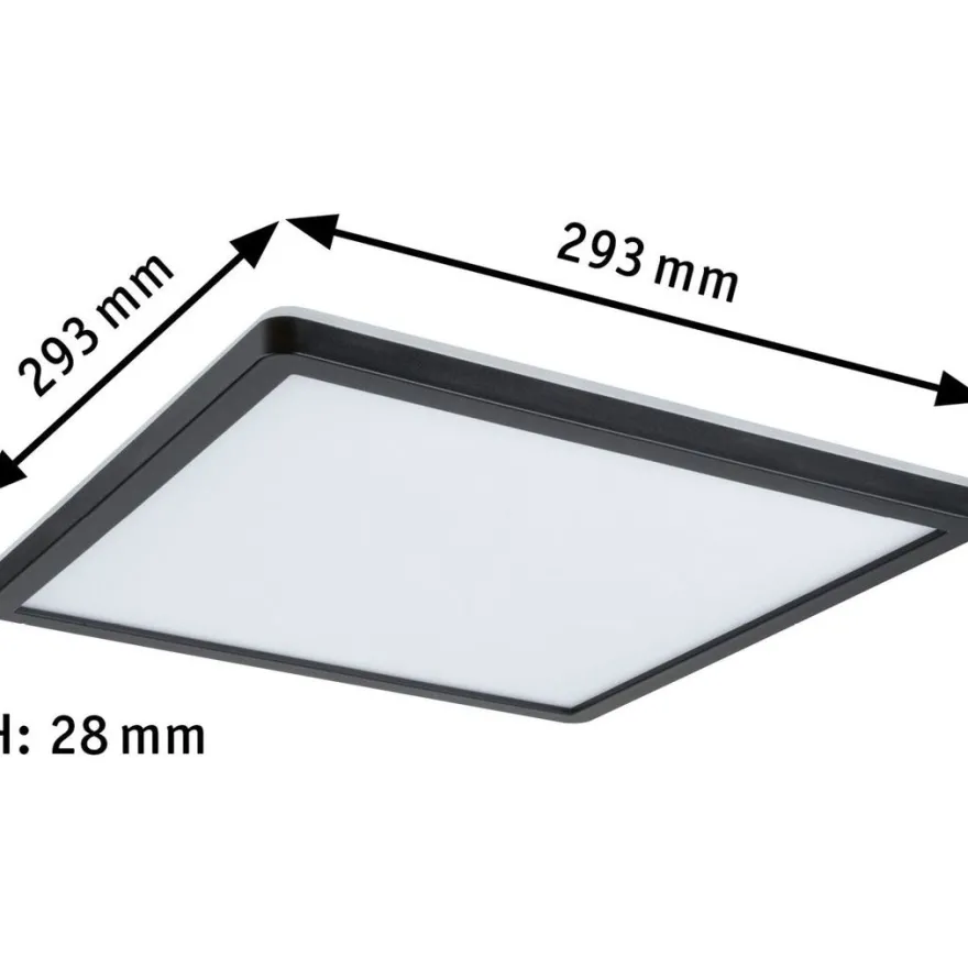 LED-paneeli Paulmann Atria Shine Backlight, 29.3x29.3cm, 16W, 3000K, eri värejä