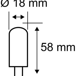 LED-pistokantalamppu Paulmann Pin Base, G9, 470lm, 4.6W, 2700K, kirkas