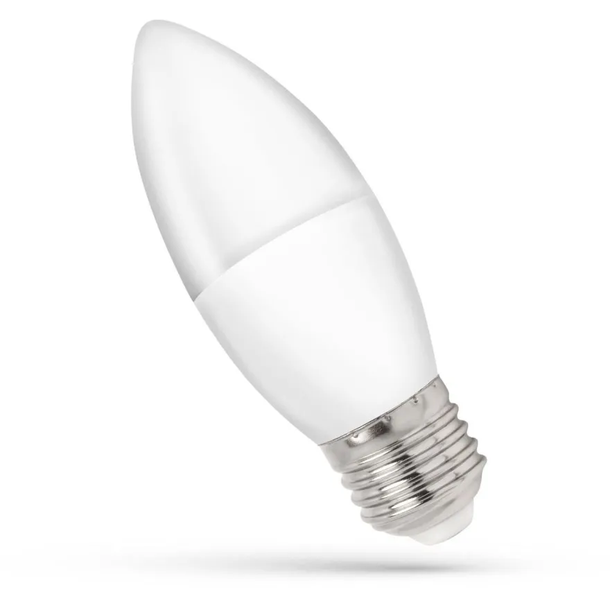 LED-päivänvalolamppu Spectrum E27 kynttilä 4W 230V 6000K