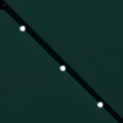 Led päivänvarjo 3 m vihreä