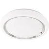LED-plafondi Eglo Capasso, Ø340mm, valkoinen, kromi 96023
