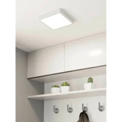 LED-Plafondi Eglo Fueva 5, IP44, valkoinen, eri kokoja