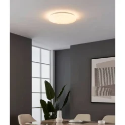 LED-Plafondi Eglo Rende, 19.5W, Ø38cm, valkoinen/kulta