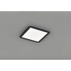 LED-plafondi Trio Camillus, 30x30 cm, mattamusta