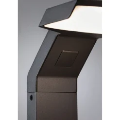 LED-pollarivalaisin liiketunnistimella Paulmann Zenera, 67cm, IP44, 2200-3000K, korroosionkestävä, antrasiitti
