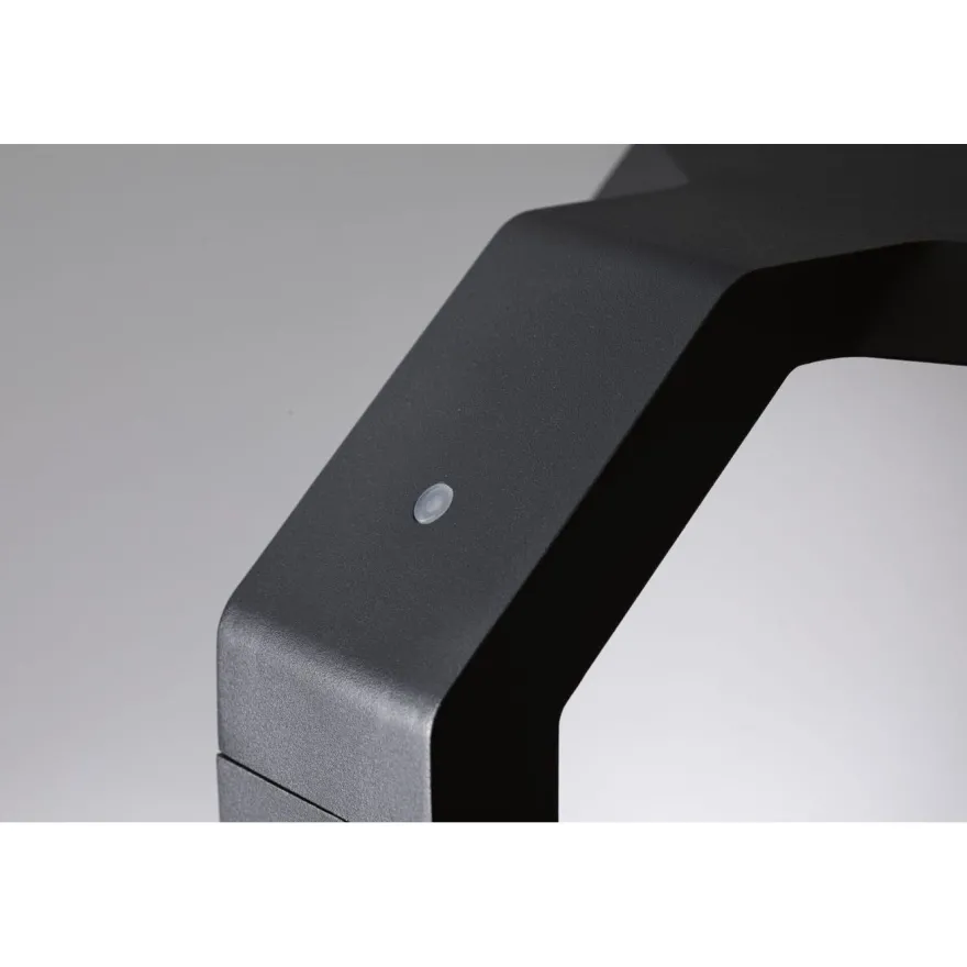 LED-pollarivalaisin liiketunnistimella Paulmann Zenera, 67cm, IP44, 2200-3000K, korroosionkestävä, antrasiitti