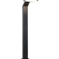 LED-pollarivalaisin liiketunnistimella Paulmann Zenera, 67cm, IP44, 2200-3000K, korroosionkestävä, antrasiitti