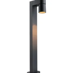 LED-pollarivalaisin Paulmann Kimu, IP44, 82.2cm, 2200K, antrasiitti