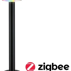 LED-pollarivalaisin Paulmann Plate, Smart Home Zigbee 3.0, IP44, 60cm, RGBW+, antrasiitti
