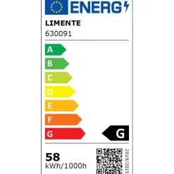 LED-profiili Limente LED-Duo 40 CCT, 2700-6000K, 4m, 29W, musta
