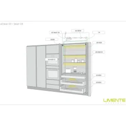 LED-profiili Limente LED-Inser 40 CCT, 2700-6000K, 4m, 29W, alumiini