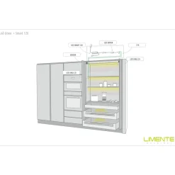LED-profiili Limente LED-LINEA LUX, 3000K, eri kokoja ja värejä