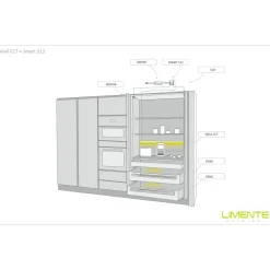 LED-profiili Limente LED-Wall 40 CCT, 2700-6000K, 4m, 29W, alumiini
