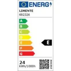 LED-profiili Limente LED-Wall 20, 4000K, 2m, 29W, alumiini
