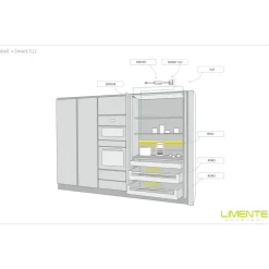 LED-profiili Limente LED-Wall 20, 4000K, 2m, 29W, alumiini