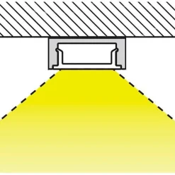LED-profiilivalaisinsarja Savo Tudo 4000K, eri vaihtoehtoja