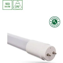 LED-putki Spectrum T8 SMD 2835 22W 28x1500mm nanoplastic, eri värilämpötiloja