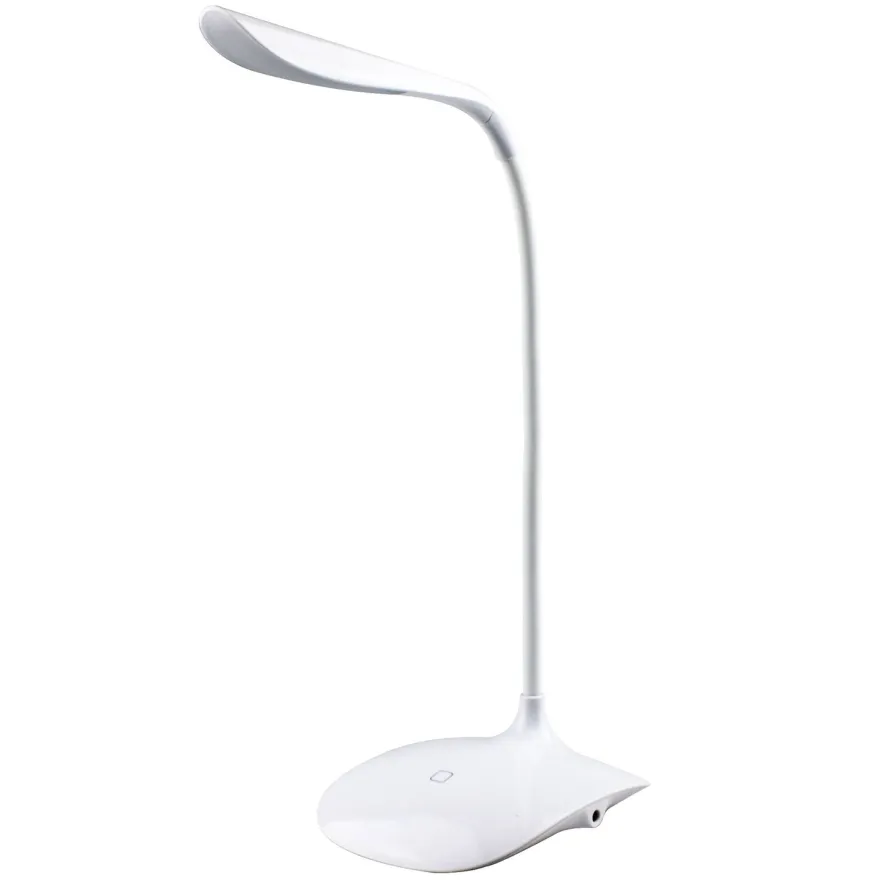 LED-pöytävalaisin Heat Snow, usb, valkoinen