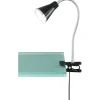 LED-pöytävalaisin Trio Arras LED 3.8W, IP20, Ø70x400 mm, musta nipistimellä