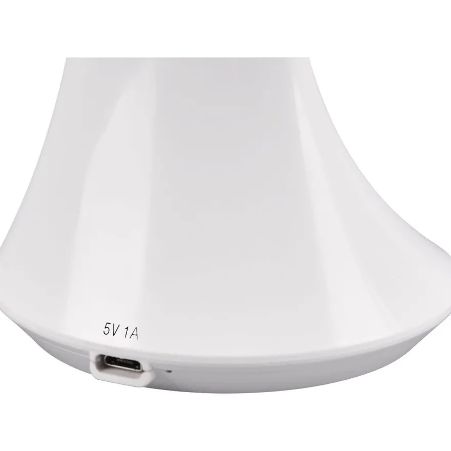 LED-pöytävalaisin Trio Patty, 4000K, ladattava, eri värejä