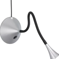 LED-seinä/pöytävalaisin Trio Viper LED 3W, IP20, Ø135x318 mm, hopea